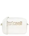 Shop Just Cavalli Mini Range B Crossbody In White