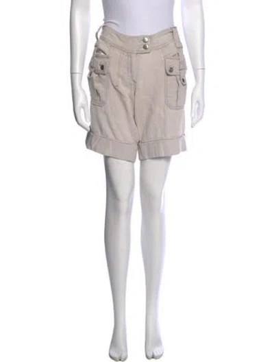 Pre-owned Just Cavalli Mini Shorts In Gray