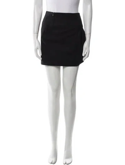 Pre-owned Just Cavalli Mini Skirt In Black