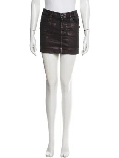 Pre-owned Just Cavalli Mini Skirt In White