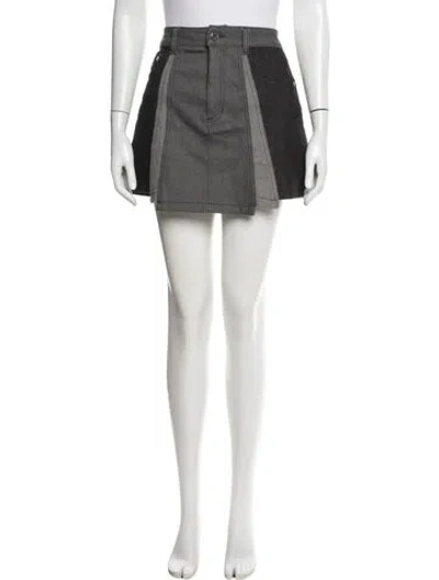 Pre-owned Just Cavalli Mini Skirt In White