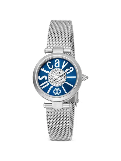 Just Cavalli Modena 28mm Watch In Metallic