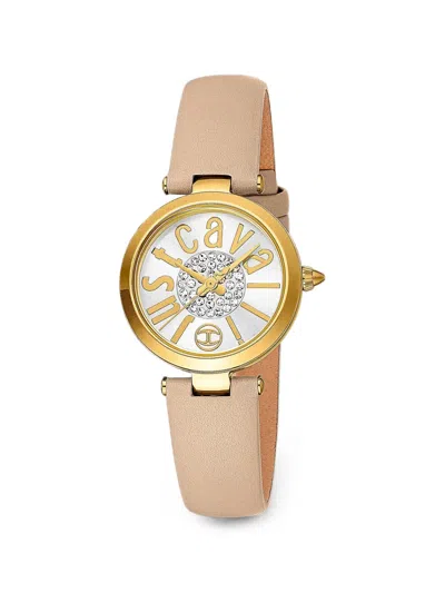 Just Cavalli Modena 28mm Watch In Neutral