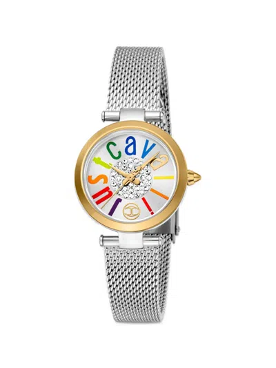 Just Cavalli Modena 28mm Watch In Silver