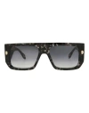 JUST CAVALLI JUST CAVALLI NAVIGATOR-FRAME ACETATE SUNGLASSES SUNGLASSES GREY SIZE 56 ACETATE