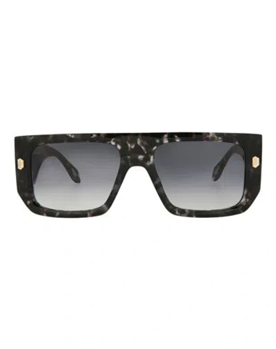 Just Cavalli Navigator-frame Acetate Sunglasses Sunglasses Grey Size 56 Acetate