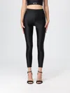 Just Cavalli Pants  Woman Color Black In Animal Print