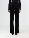 Just Cavalli Velvet Track Pants In Schwarz