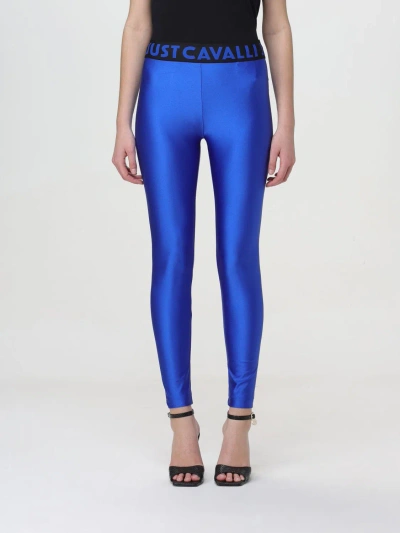 Just Cavalli Trousers  Woman Colour Blue