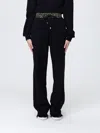 Just Cavalli Velvet Track Pants In Black