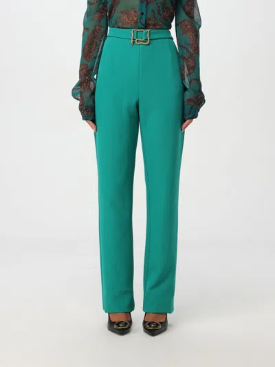 Just Cavalli Pants  Woman Color Green In Grün