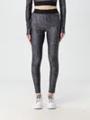 Just Cavalli Leopard-print Leggings In Grau