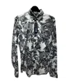 Just Cavalli Pattern Printed Long-sleeved Shirt In Black