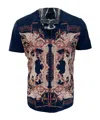 Just Cavalli Pattern Printed Short-sleeved T-shirt In Black