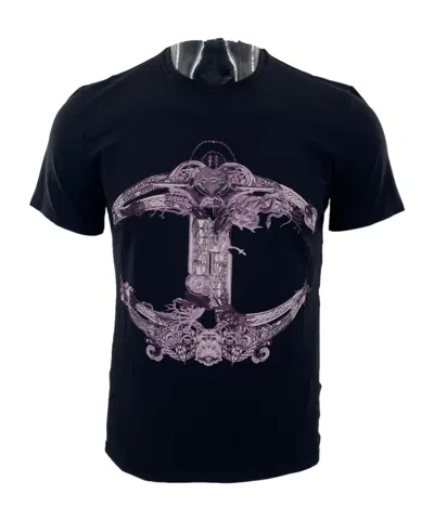 Just Cavalli Pattern Printed Short-sleeved T-shirt In Black