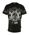 Just Cavalli Pattern Printed Short-sleeved T-shirt In Black