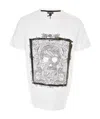 Just Cavalli Pattern Printed Short-sleeved T-shirt In White