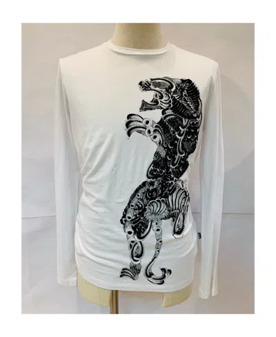 Just Cavalli Pattern Printed T-shirt In Gray