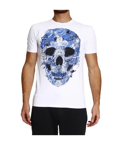 Just Cavalli Pattern Printed T-shirt In White