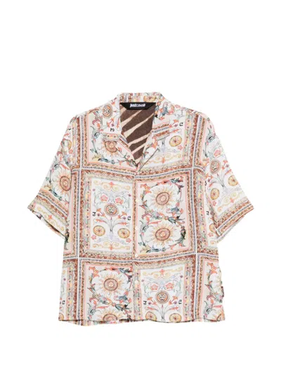Just Cavalli Patterned Shirt In Multi