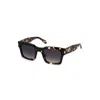 Just Cavalli Brown Plastic Sunglasses In Black