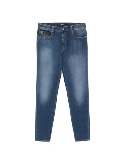 Just Cavalli Pocket Jeans In Blue