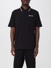 Just Cavalli Logo-embroidered Polo Shirt In Black