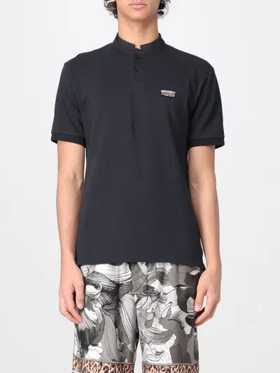 Just Cavalli Polo Shirt  Men Color Black