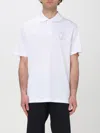 Just Cavalli Logo-embroidered Polo Shirt In White