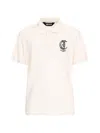 Just Cavalli Embroidered-logo Polo Shirt In White