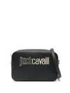 Just Cavalli Logo-lettering Cross Body Bag In Black
