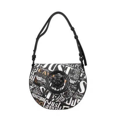 Just Cavalli Polyester Shoulder Women's Bag In Black