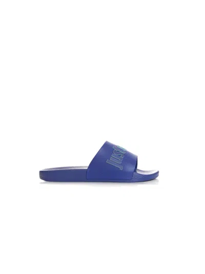 Just Cavalli Pool Slide In Blue