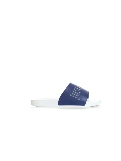 Just Cavalli Pool Slide In Blue