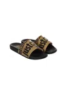 Just Cavalli Logo-print Slides In Black
