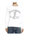 Just Cavalli Print T-shirt In White