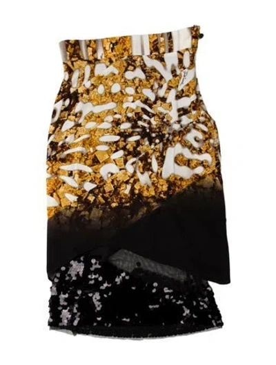 Pre-owned Just Cavalli Printed Knee-length Skirt In Multi