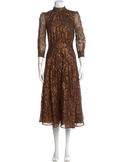 Pre-owned Just Cavalli Printed Long Dress