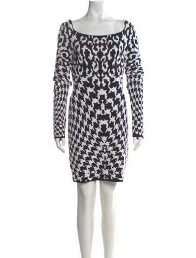 Pre-owned Just Cavalli Printed Mini Dress In Multi