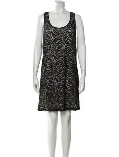 Pre-owned Just Cavalli Printed Mini Dress In Multi