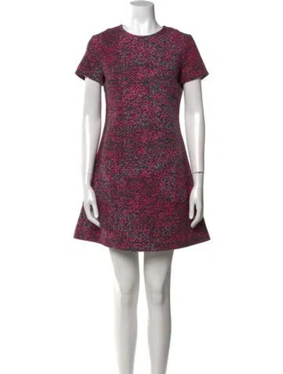Pre-owned Just Cavalli Printed Mini Dress In Pink
