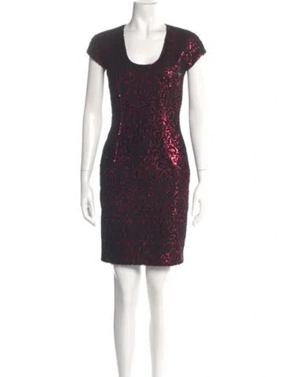 Pre-owned Just Cavalli Printed Mini Dress In Pink