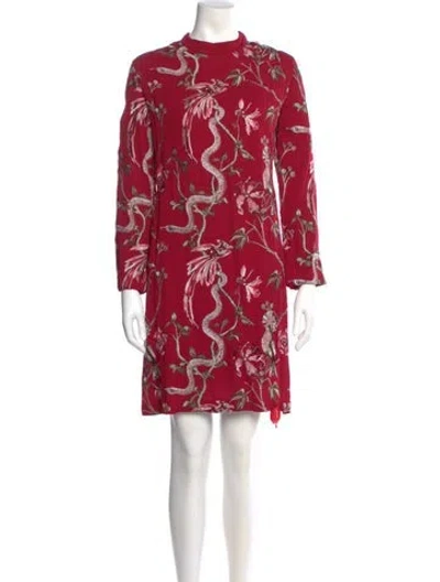 Pre-owned Just Cavalli Printed Mini Dress W/ Tags In Pink