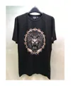 Just Cavalli Printed Round-necked T-shirt In Black