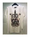 Just Cavalli Printed Round-necked T-shirt In Nude