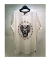 Just Cavalli Printed Round-necked T-shirt In Nude