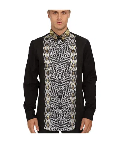Just Cavalli Printed Shirt In Black