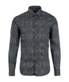 Just Cavalli Printed Shirt In Black