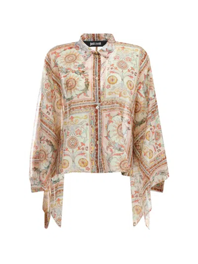 Just Cavalli Printed Shirt In Multi