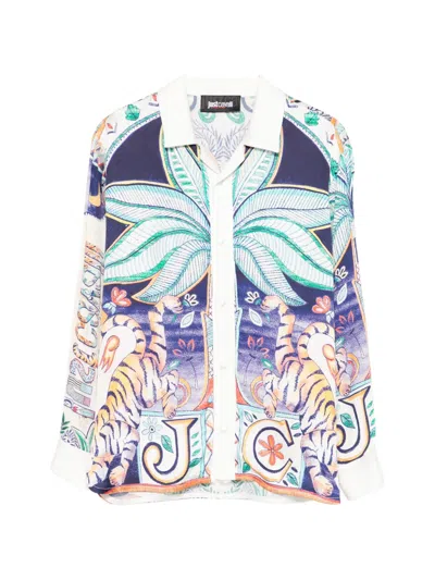 Just Cavalli Kids' Printed Shirt In Multi